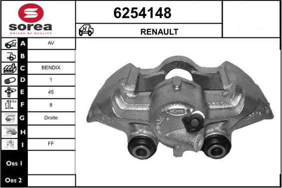 STARTCAR 6254148 - Спирачен апарат vvparts.bg