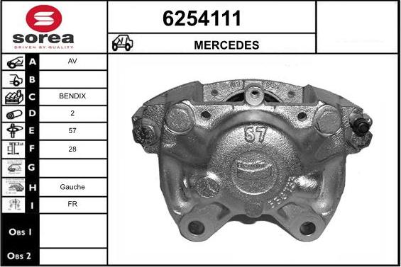 STARTCAR 6254111 - Спирачен апарат vvparts.bg