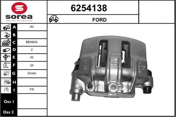 STARTCAR 6254138 - Спирачен апарат vvparts.bg