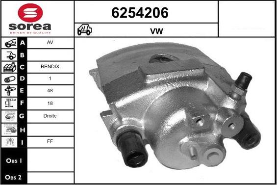 STARTCAR 6254206 - Спирачен апарат vvparts.bg