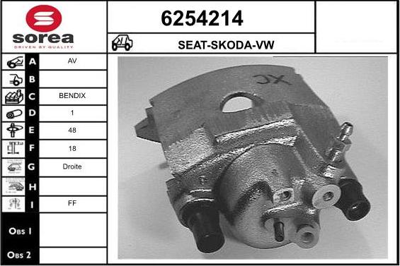 STARTCAR 6254214 - Спирачен апарат vvparts.bg