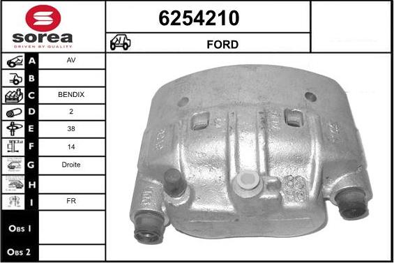 STARTCAR 6254210 - Спирачен апарат vvparts.bg