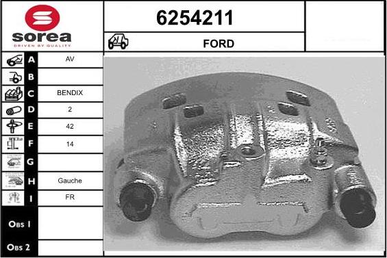 STARTCAR 6254211 - Спирачен апарат vvparts.bg