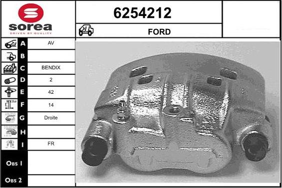 STARTCAR 6254212 - Спирачен апарат vvparts.bg