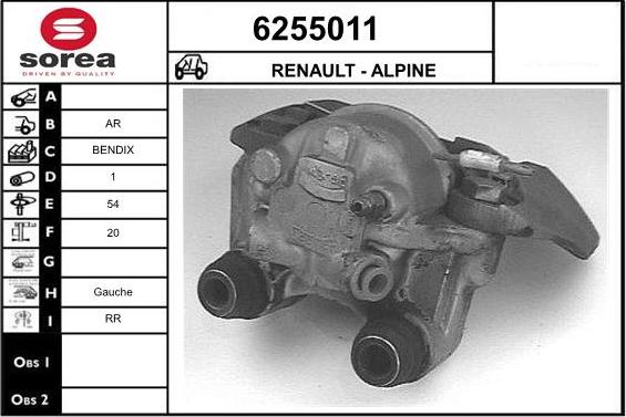 STARTCAR 6255011 - Спирачен апарат vvparts.bg