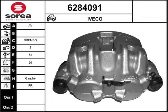 STARTCAR 6284091 - Спирачен апарат vvparts.bg