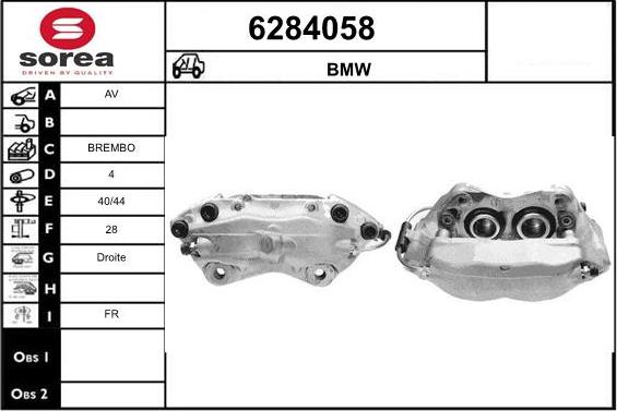 STARTCAR 6284058 - Спирачен апарат vvparts.bg