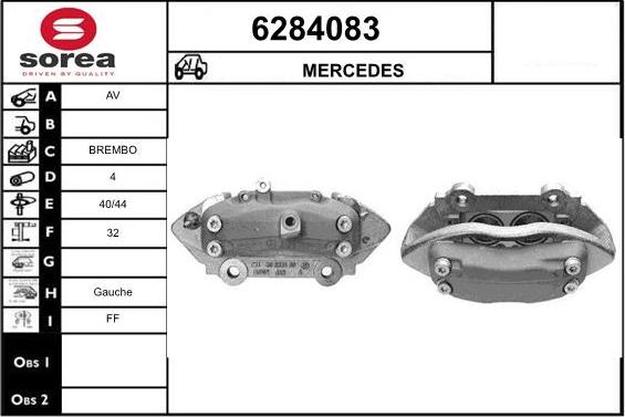 STARTCAR 6284083 - Спирачен апарат vvparts.bg