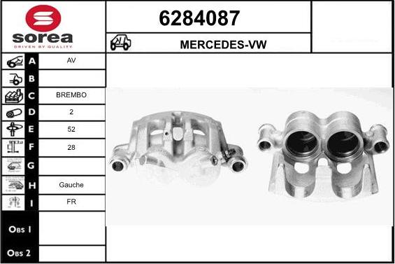 STARTCAR 6284087 - Спирачен апарат vvparts.bg