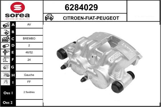 STARTCAR 6284029 - Спирачен апарат vvparts.bg