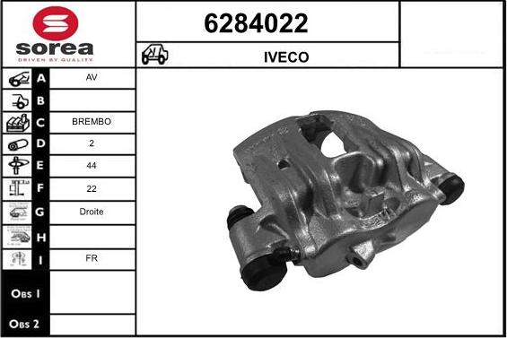 STARTCAR 6284022 - Спирачен апарат vvparts.bg