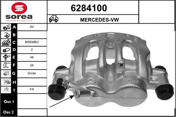 STARTCAR 6284100 - Спирачен апарат vvparts.bg