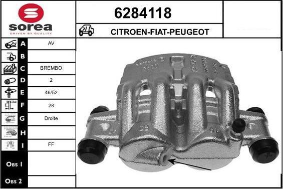 STARTCAR 6284118 - Спирачен апарат vvparts.bg