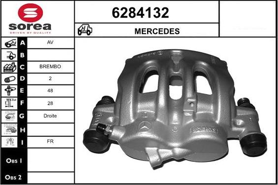 STARTCAR 6284132 - Спирачен апарат vvparts.bg