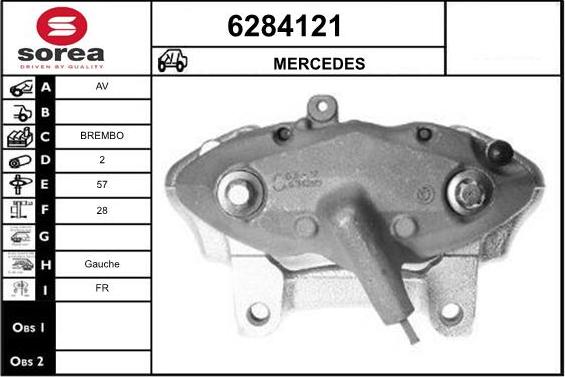 STARTCAR 6284121 - Спирачен апарат vvparts.bg