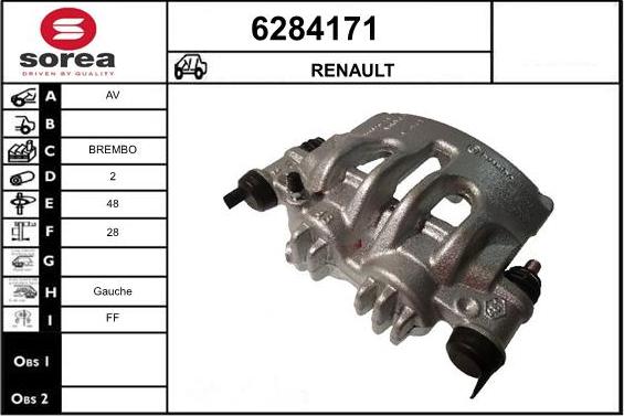 STARTCAR 6284171 - Спирачен апарат vvparts.bg