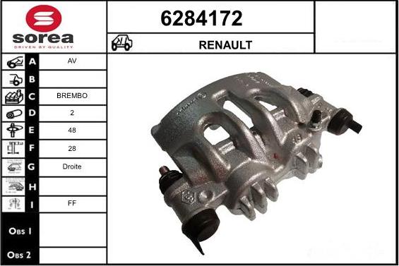 STARTCAR 6284172 - Спирачен апарат vvparts.bg