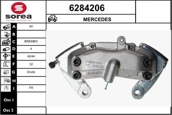 STARTCAR 6284206 - Спирачен апарат vvparts.bg