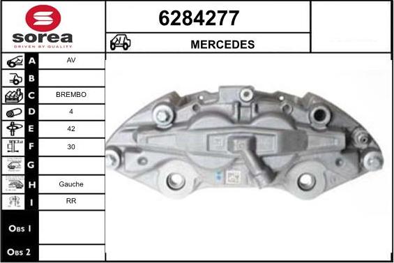 STARTCAR 6284277 - Спирачен апарат vvparts.bg