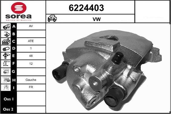 STARTCAR 6224403 - Спирачен апарат vvparts.bg