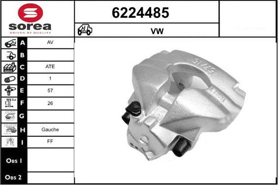 STARTCAR 6224485 - Спирачен апарат vvparts.bg