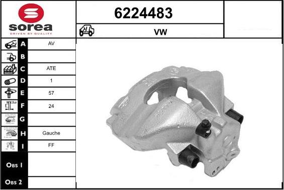 STARTCAR 6224483 - Спирачен апарат vvparts.bg