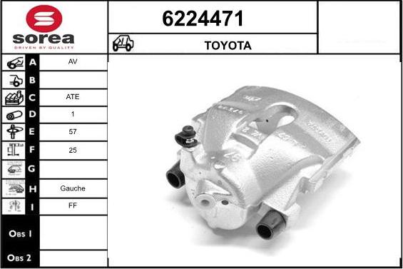 STARTCAR 6224471 - Спирачен апарат vvparts.bg