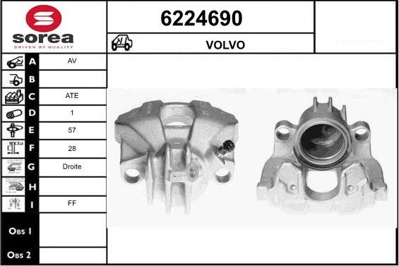 STARTCAR 6224690 - Спирачен апарат vvparts.bg