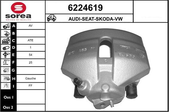 STARTCAR 6224619 - Спирачен апарат vvparts.bg