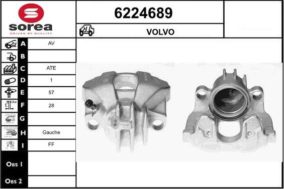 STARTCAR 6224689 - Спирачен апарат vvparts.bg