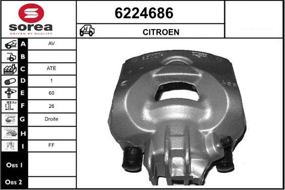 STARTCAR 6224686 - Спирачен апарат vvparts.bg