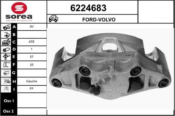 STARTCAR 6224683 - Спирачен апарат vvparts.bg