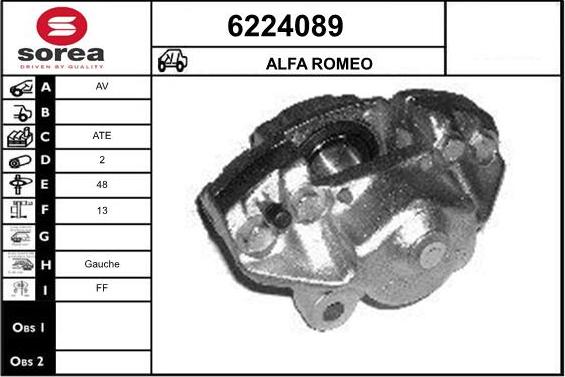 STARTCAR 6224089 - Спирачен апарат vvparts.bg