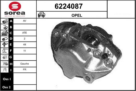 STARTCAR 6224087 - Спирачен апарат vvparts.bg