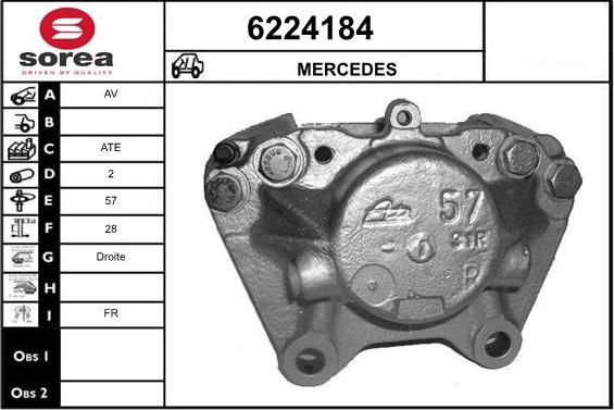 STARTCAR 6224184 - Спирачен апарат vvparts.bg