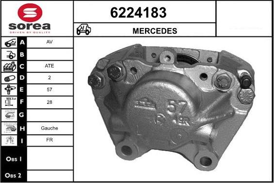 STARTCAR 6224183 - Спирачен апарат vvparts.bg