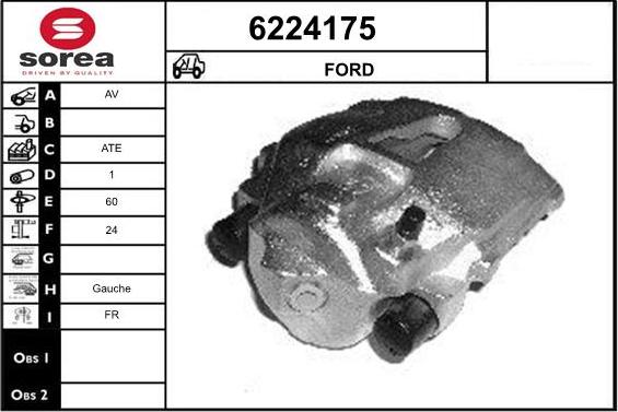 STARTCAR 6224175 - Спирачен апарат vvparts.bg