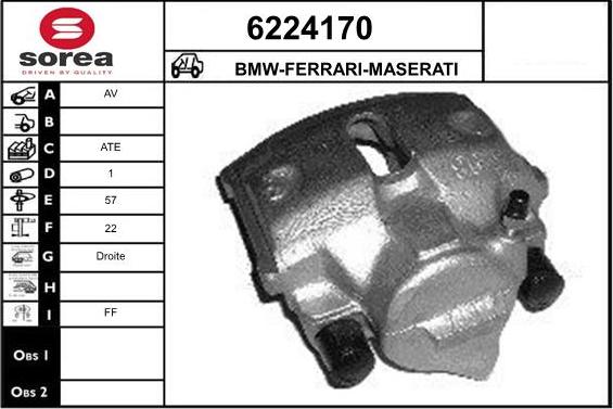 STARTCAR 6224170 - Спирачен апарат vvparts.bg