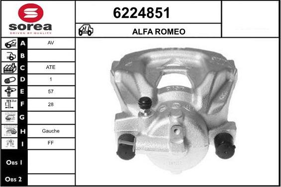 STARTCAR 6224851 - Спирачен апарат vvparts.bg