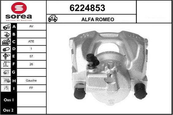 STARTCAR 6224853 - Спирачен апарат vvparts.bg