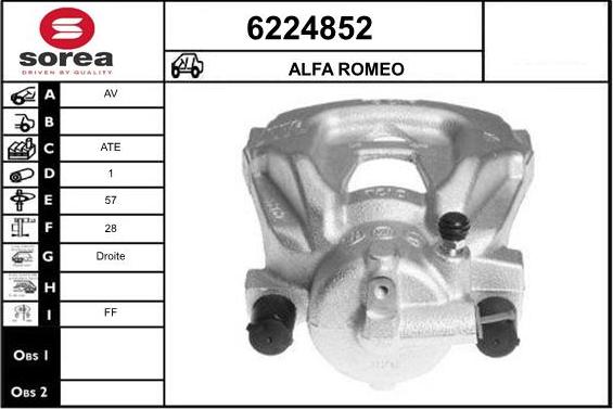 STARTCAR 6224852 - Спирачен апарат vvparts.bg