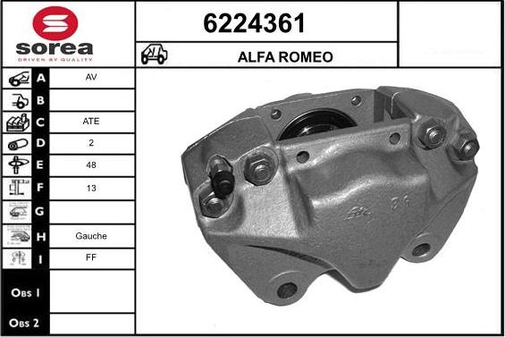 STARTCAR 6224361 - Спирачен апарат vvparts.bg