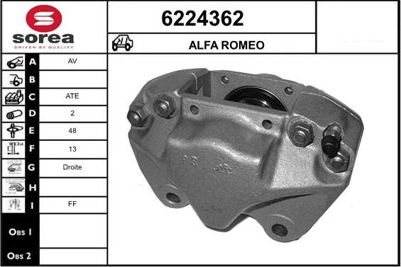 STARTCAR 6224362 - Спирачен апарат vvparts.bg