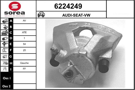 STARTCAR 6224249 - Спирачен апарат vvparts.bg