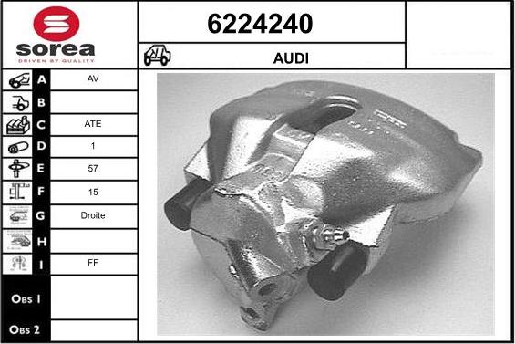 STARTCAR 6224240 - Спирачен апарат vvparts.bg