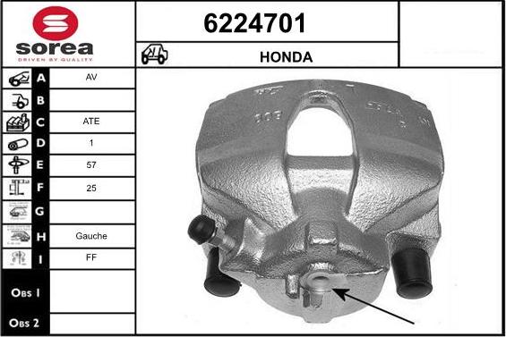 STARTCAR 6224701 - Спирачен апарат vvparts.bg