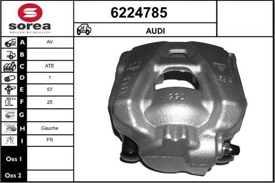 STARTCAR 6224785 - Спирачен апарат vvparts.bg