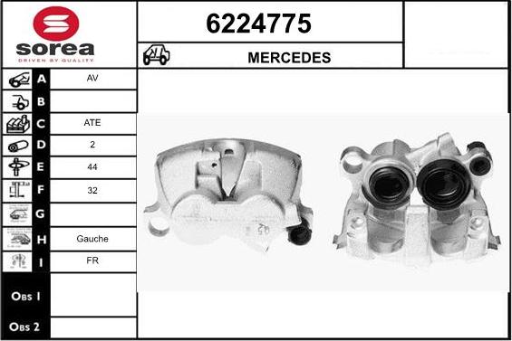 STARTCAR 6224775 - Спирачен апарат vvparts.bg