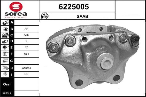 STARTCAR 6225005 - Спирачен апарат vvparts.bg