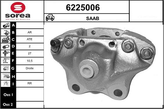 STARTCAR 6225006 - Спирачен апарат vvparts.bg